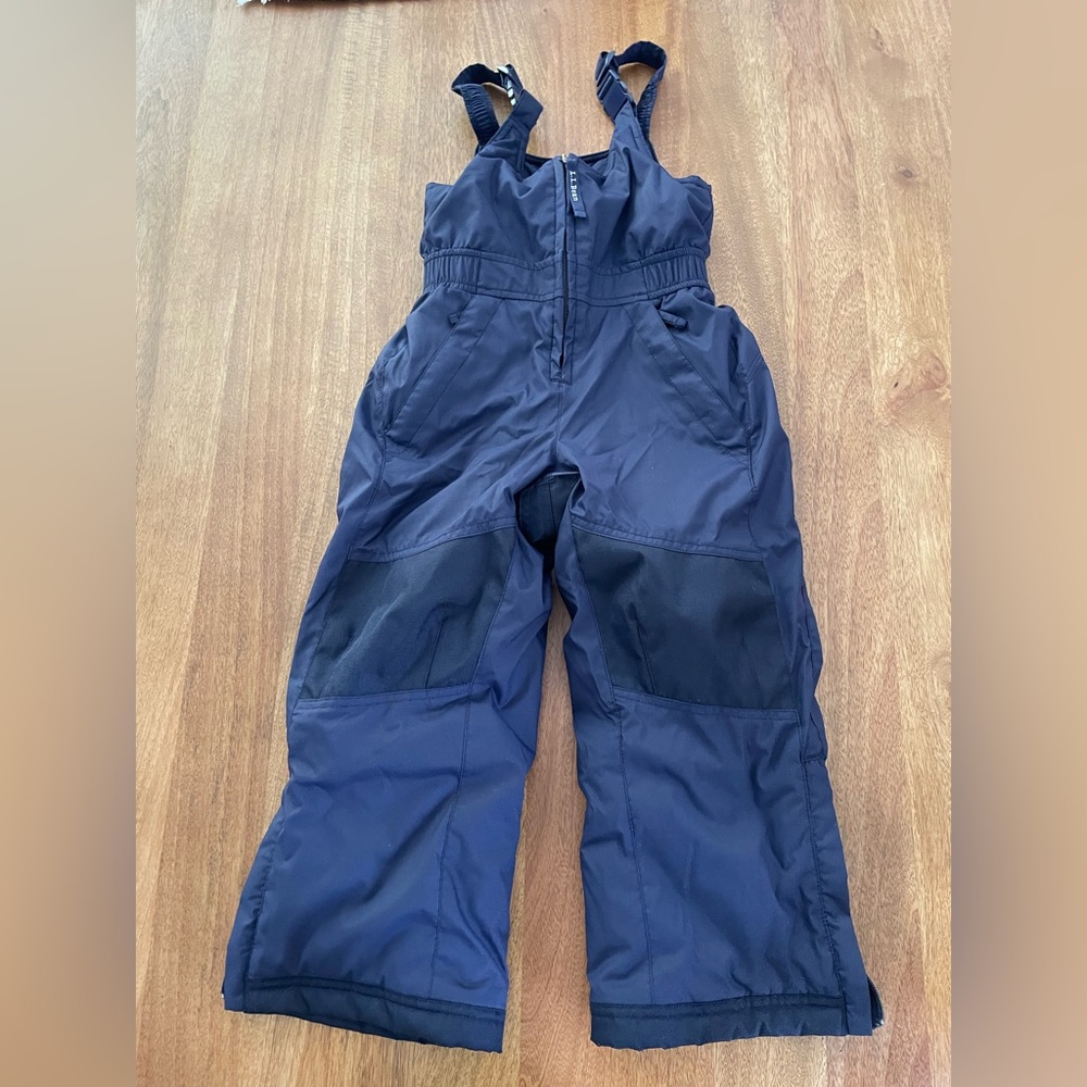 LLBean Kids’ Cold Buster Snow Bibs, size 4